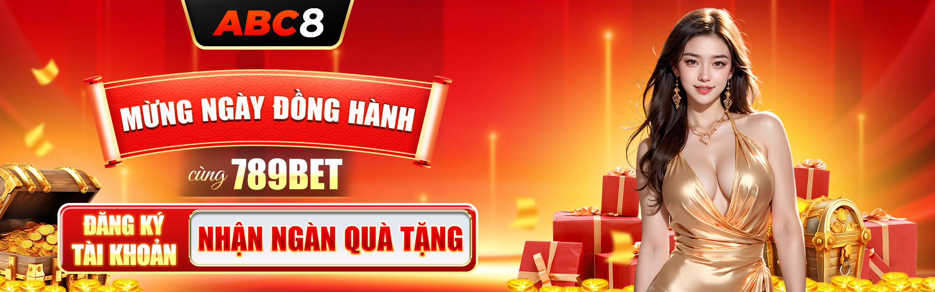 Mừng ngày ABC8 đồng hành cùng 789bet nhận ngàn ưu đãi khủng